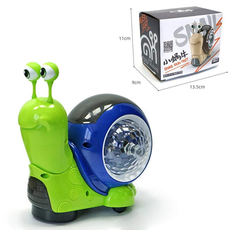 Crawling Crab Snail Baby Toy- Educational Interactive Musical Light Toys