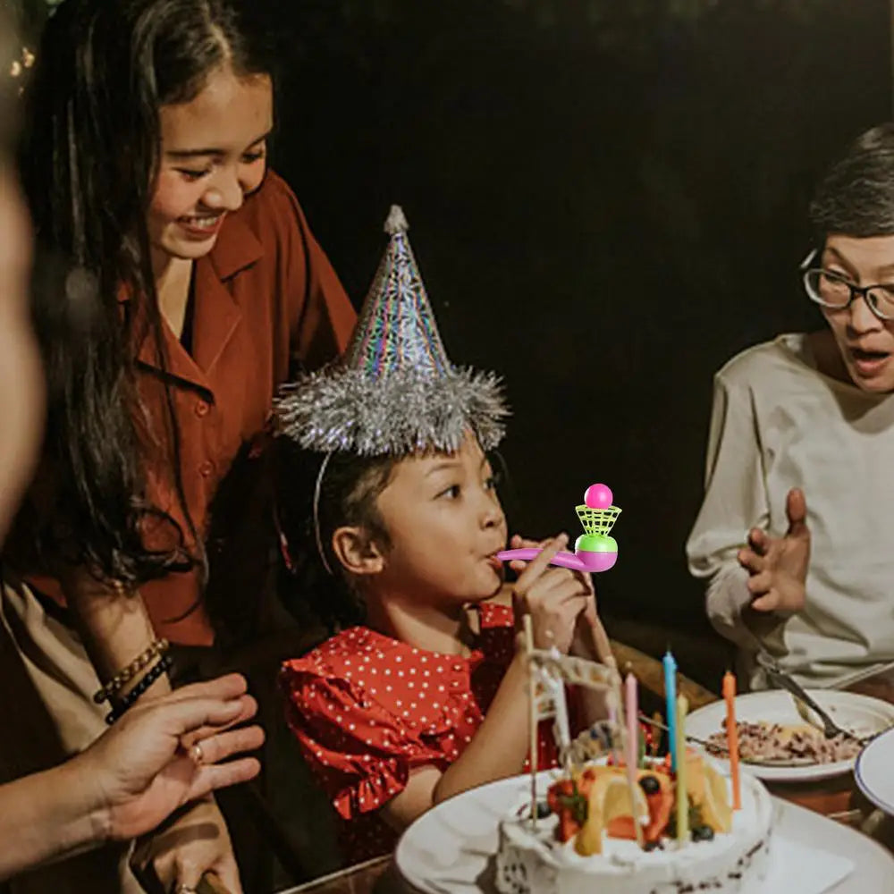 Montessori Blow Pipe & Balls Kids Toys