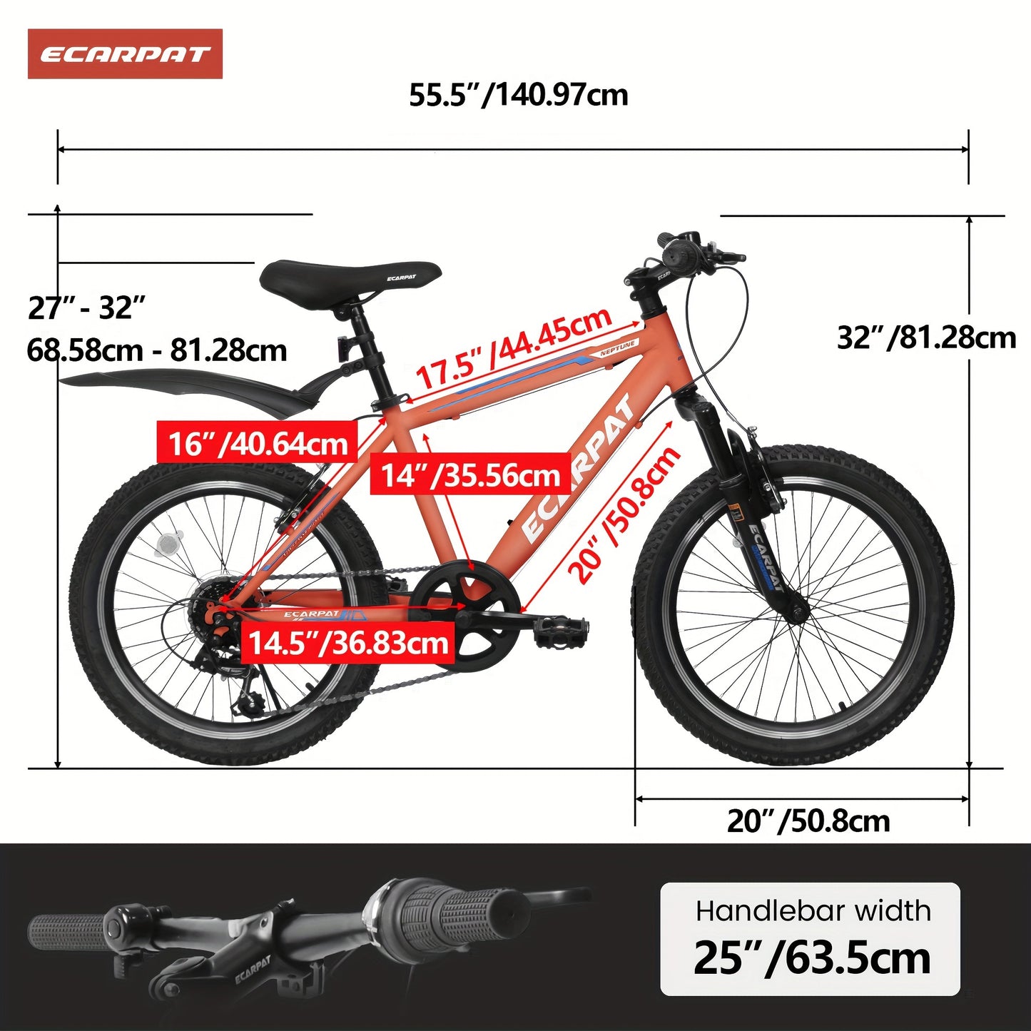 A20215 Kids Bicycle 20 Inch Kids Montain Bike Gear 7 Speed Bike For Boys And Girls