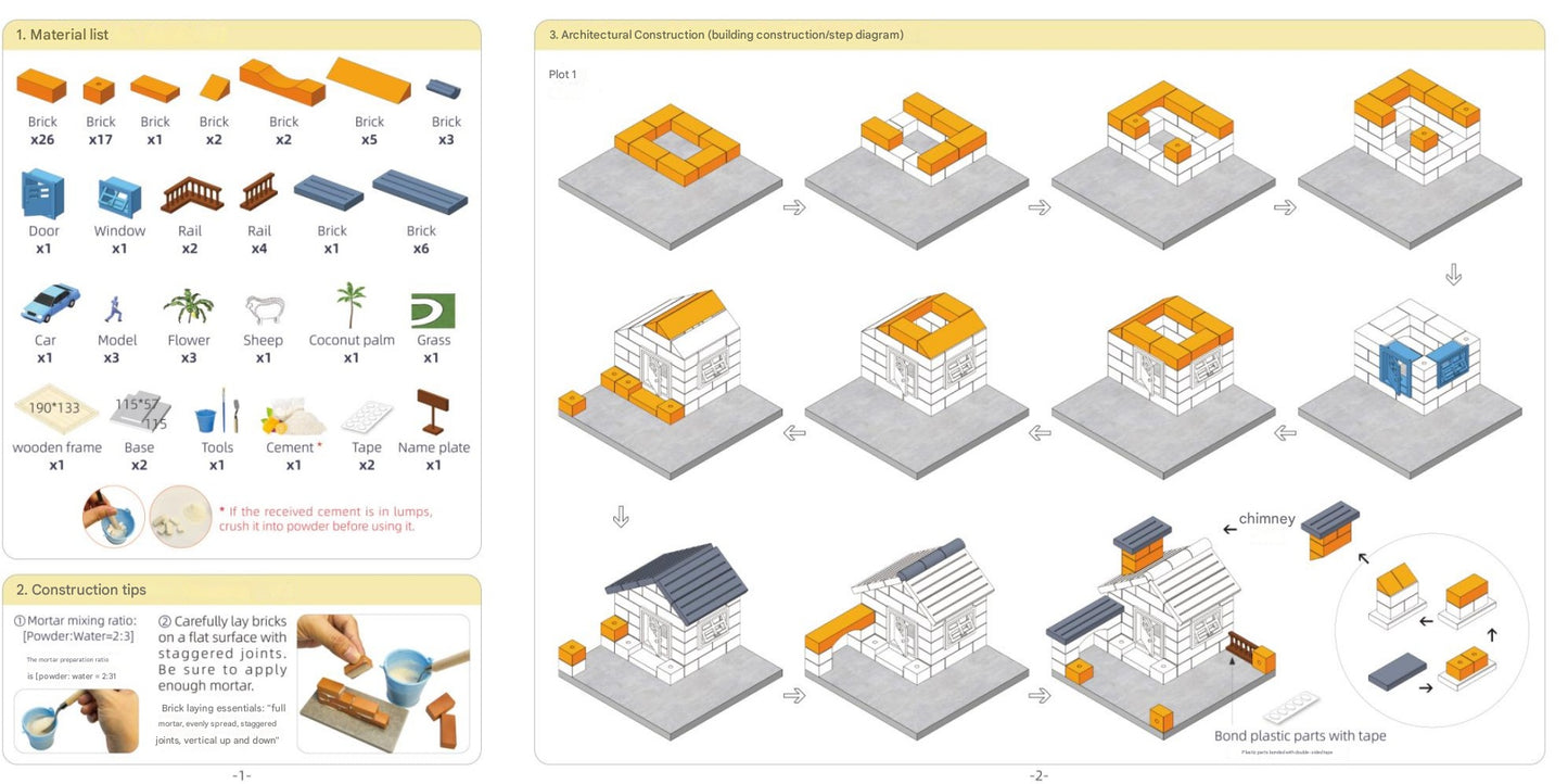 Family Villas, Building Blocks Set