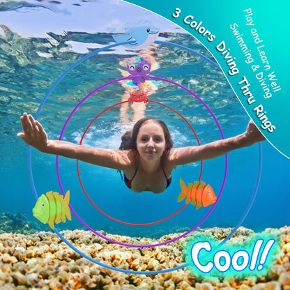 Set Of 24Pcs Diving,Swimming Pool Toys