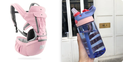 Purple, Pink multi-functional baby carrier