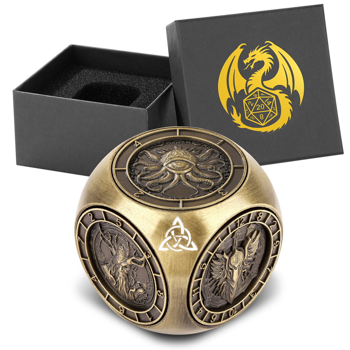 6-pack DND Dice Wheel Gift Box Set