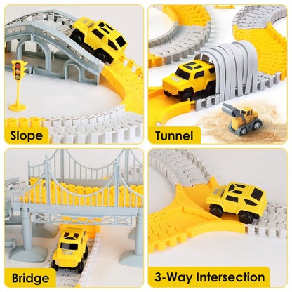 Construction Race Track Set