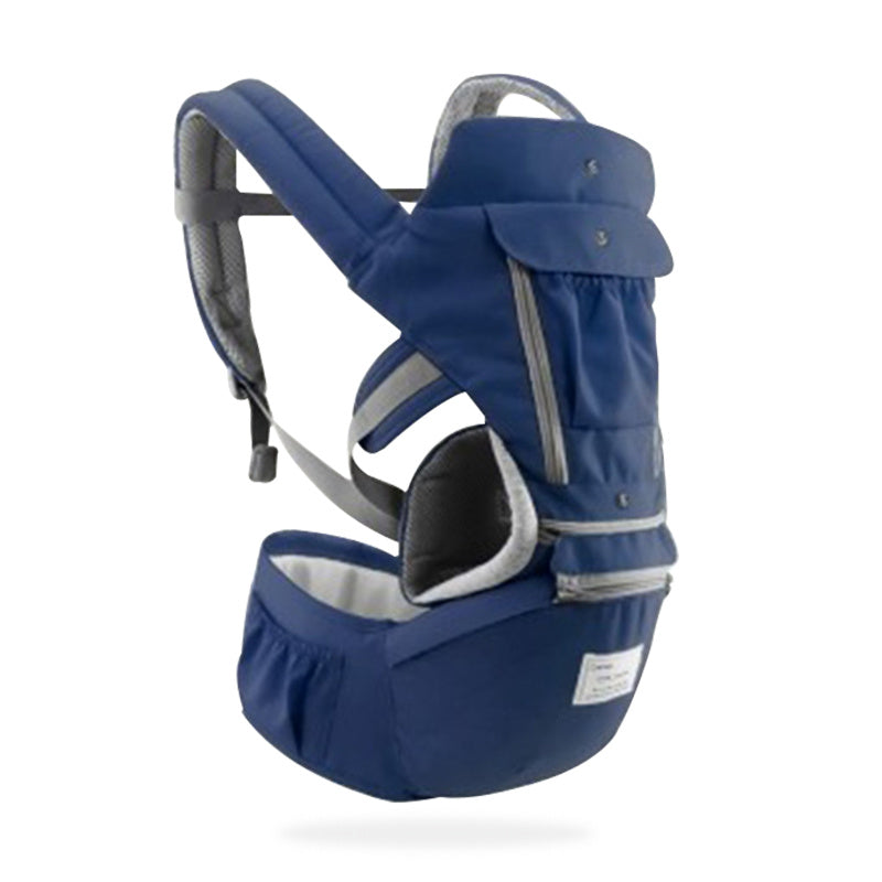 Blue multi-functional baby carrier