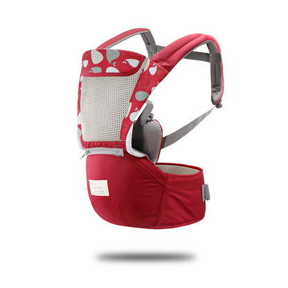 Red multi-functional baby carrier