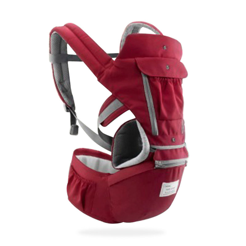 Red multi-functional baby carrier