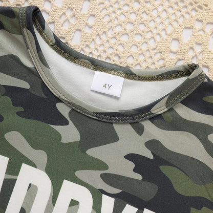 Toddler Girl 'Daddy's Girl' Father's Day Outfit Cute Letter Print Top & Coordinating Pants Set