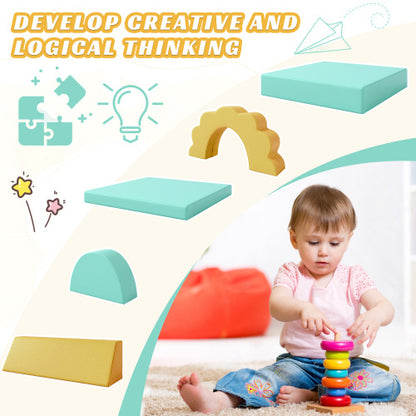 10PCS Baby Climbing And Crawl Foam Play Set