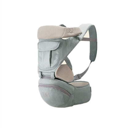 Grey, Green, Azure multi-functional baby carrier