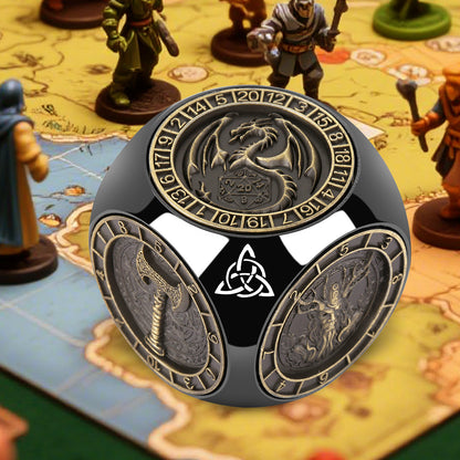 6-pack DND Dice Wheel Gift Box Set