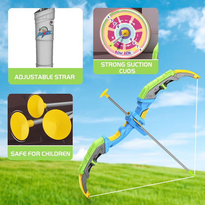 Bow & Arrow Toy Set, LED-lit Archery Toy
