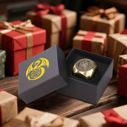 6-pack DND Dice Wheel Gift Box Set