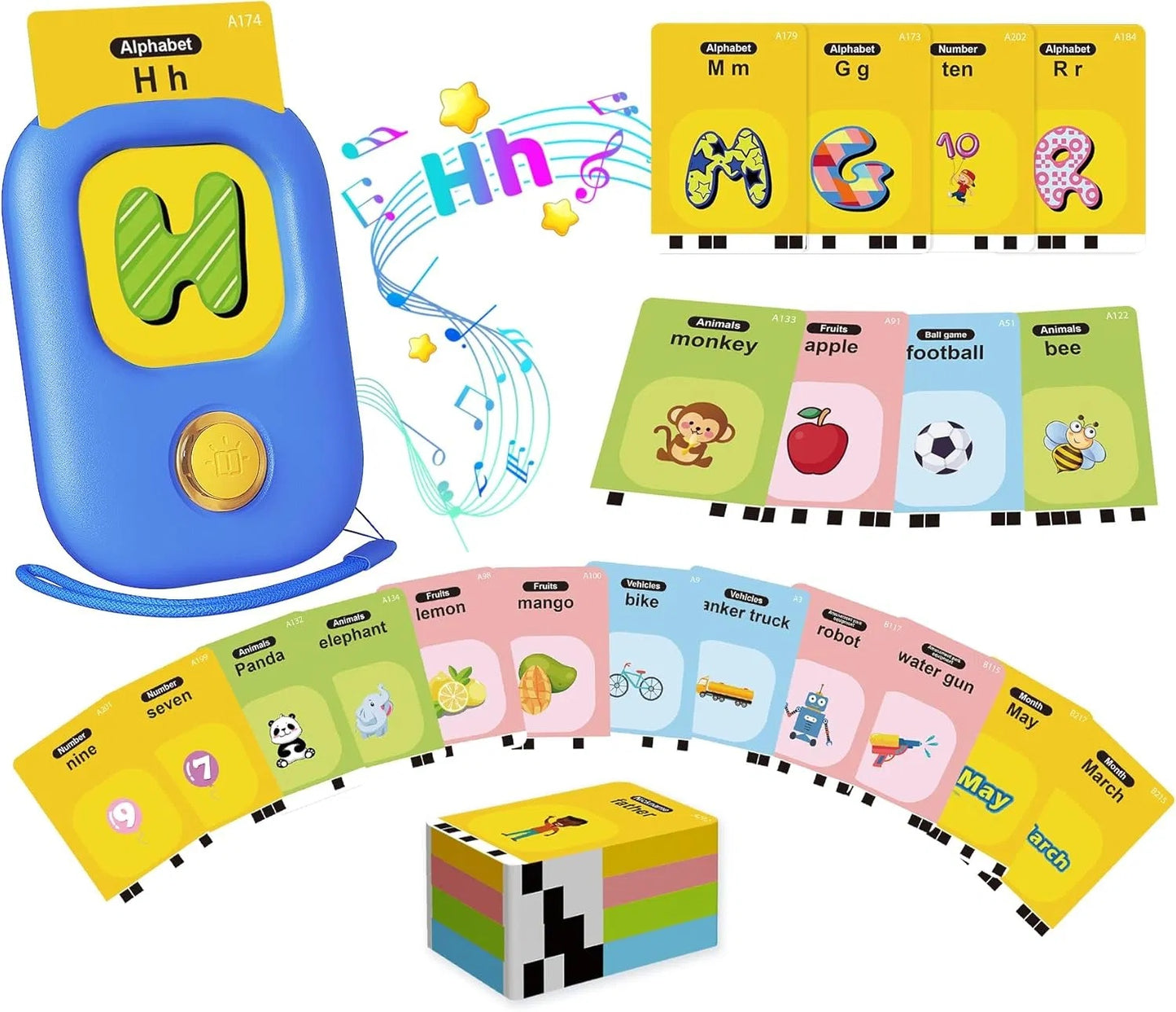 Talking Flash Cards,224 Sight Words,Montessori,Autism Sensory Toys