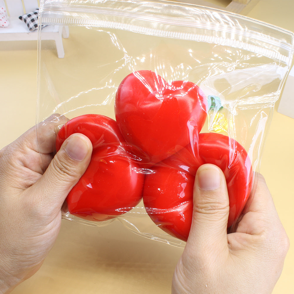3 Sets Of Heart Squeezing Toys