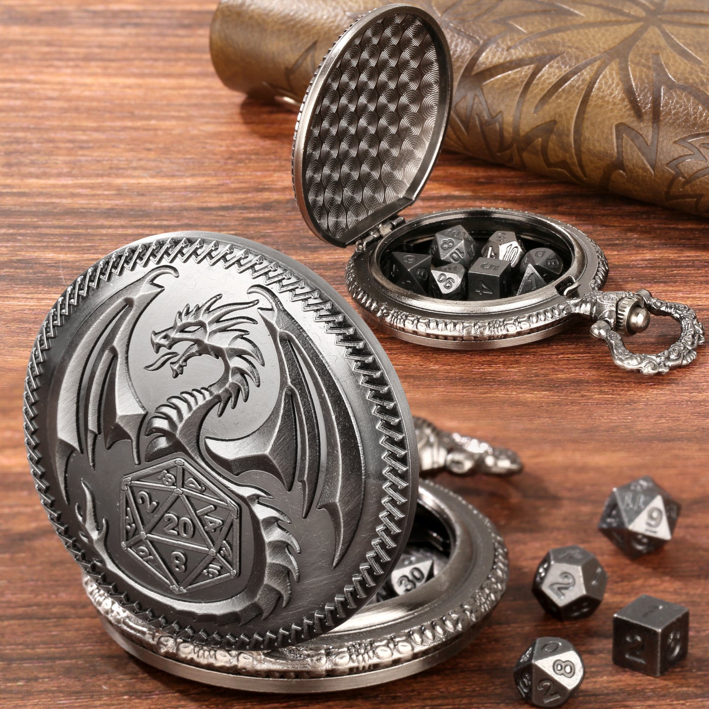 Creative Thick Chain Pocket Watch Set