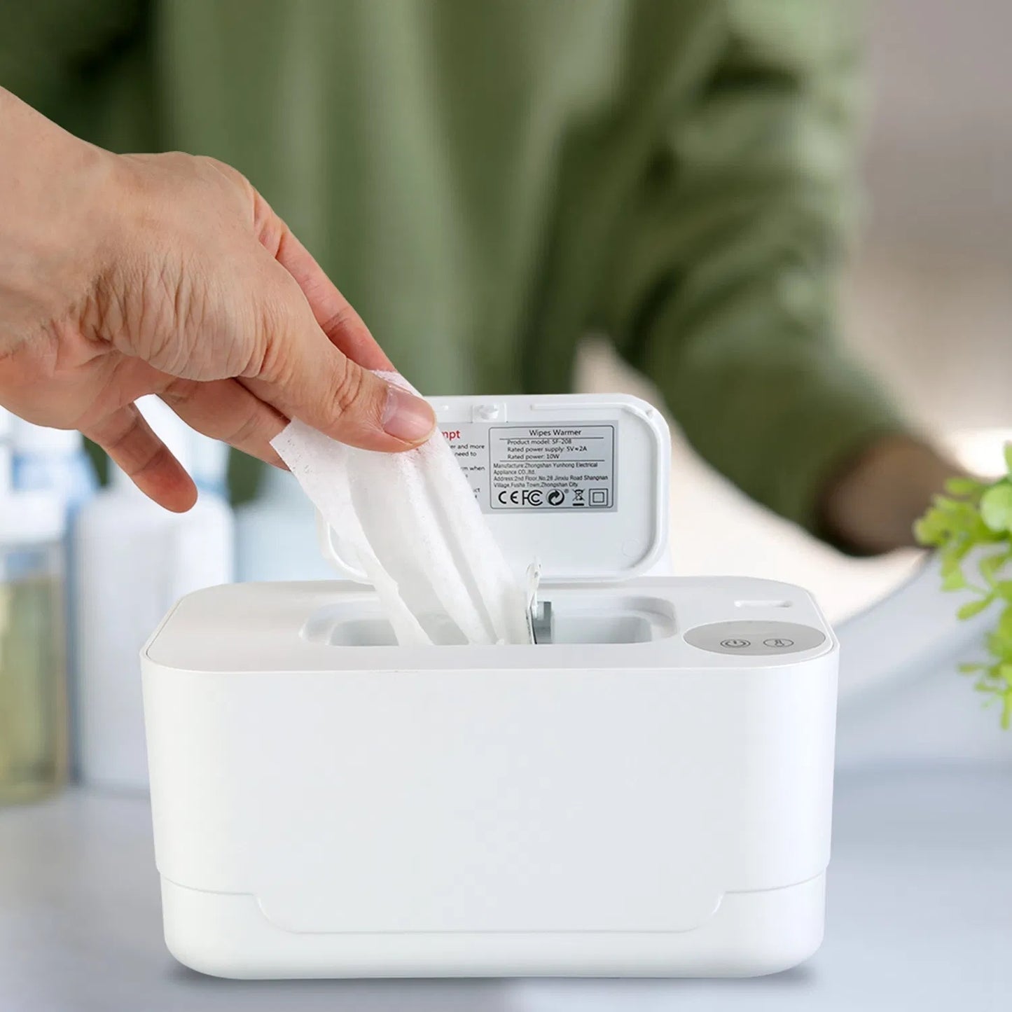 Baby Wipe Warmer With 3 Temperature Settings Type-C