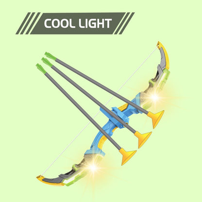 Bow & Arrow Toy Set, LED-lit Archery Toy