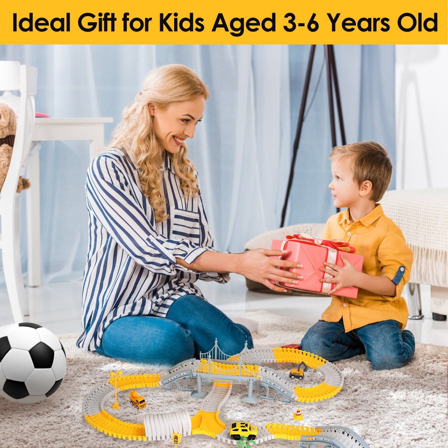 Construction Race Track Set