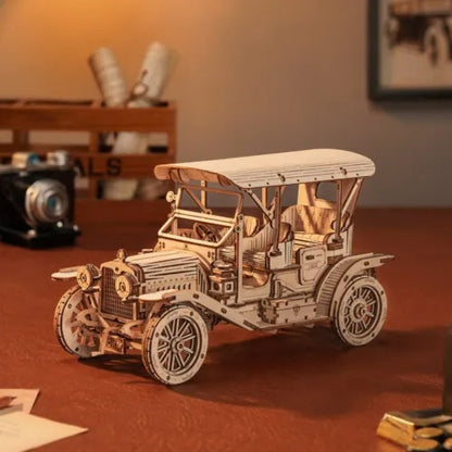 3D Wooden Puzzle DIY Model Vintage Car