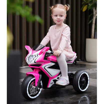 Plastic - Red 6V Kids Electric Motorcycle
