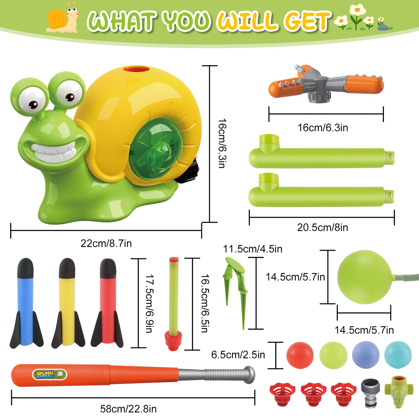 Water Sprinkler Toy For Kids Outdoor Water