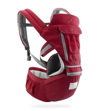 Red multi-functional baby carrier