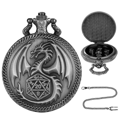 Creative Thick Chain Pocket Watch Set