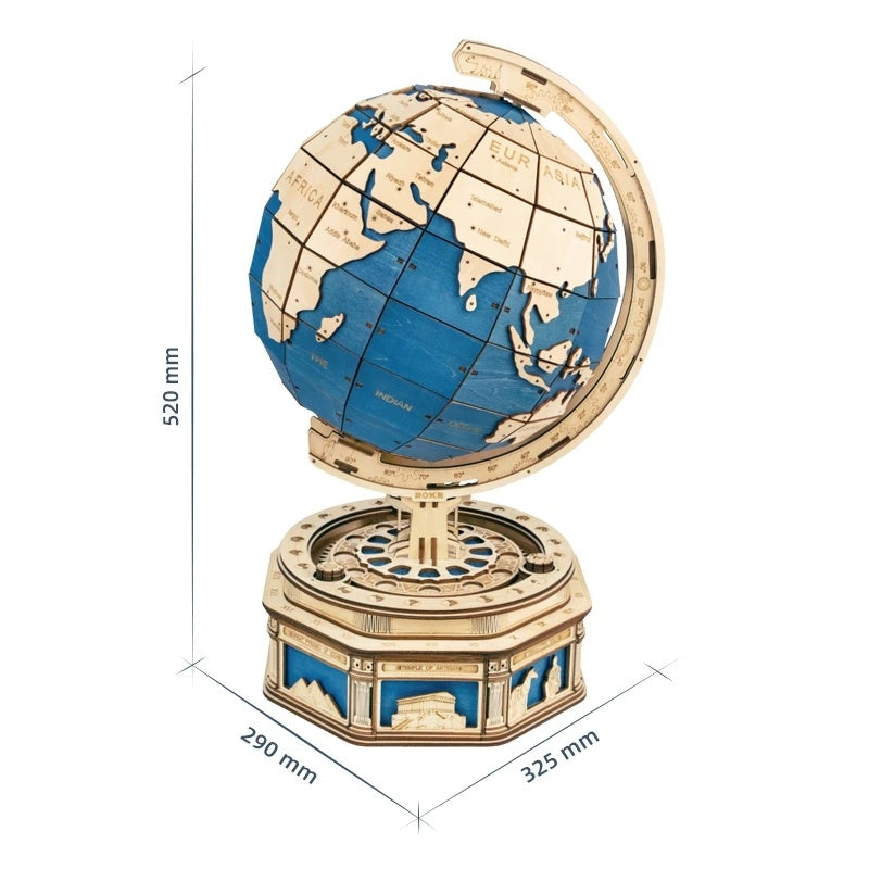 Globe Earth 567pcs 3D Wooden Puzzle Games