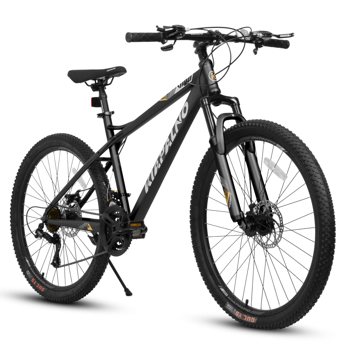 A26251 26-Inch Mountain Bike For Adults And Teenagers, High Carbon Steel Frame, Front And Rear Mechanical Disc Brakes, 21-Speed Gear System, 26x2.125 Tires