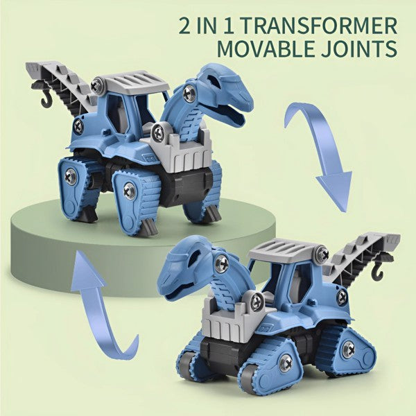 Dinosaur Set With Electric Drill