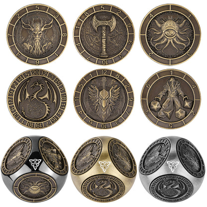 6-pack DND Dice Wheel Gift Box Set