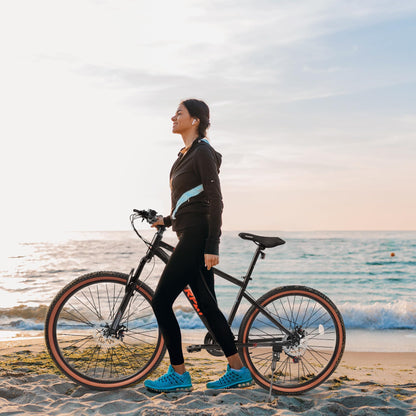 A27301 27.5 Inch Mountain Bike For Adults, Durable High Carbon Steel Frame, Disc Brakes, Stylish Brown Edge Tires, Ideal For Commuting And Outdoor Exploration