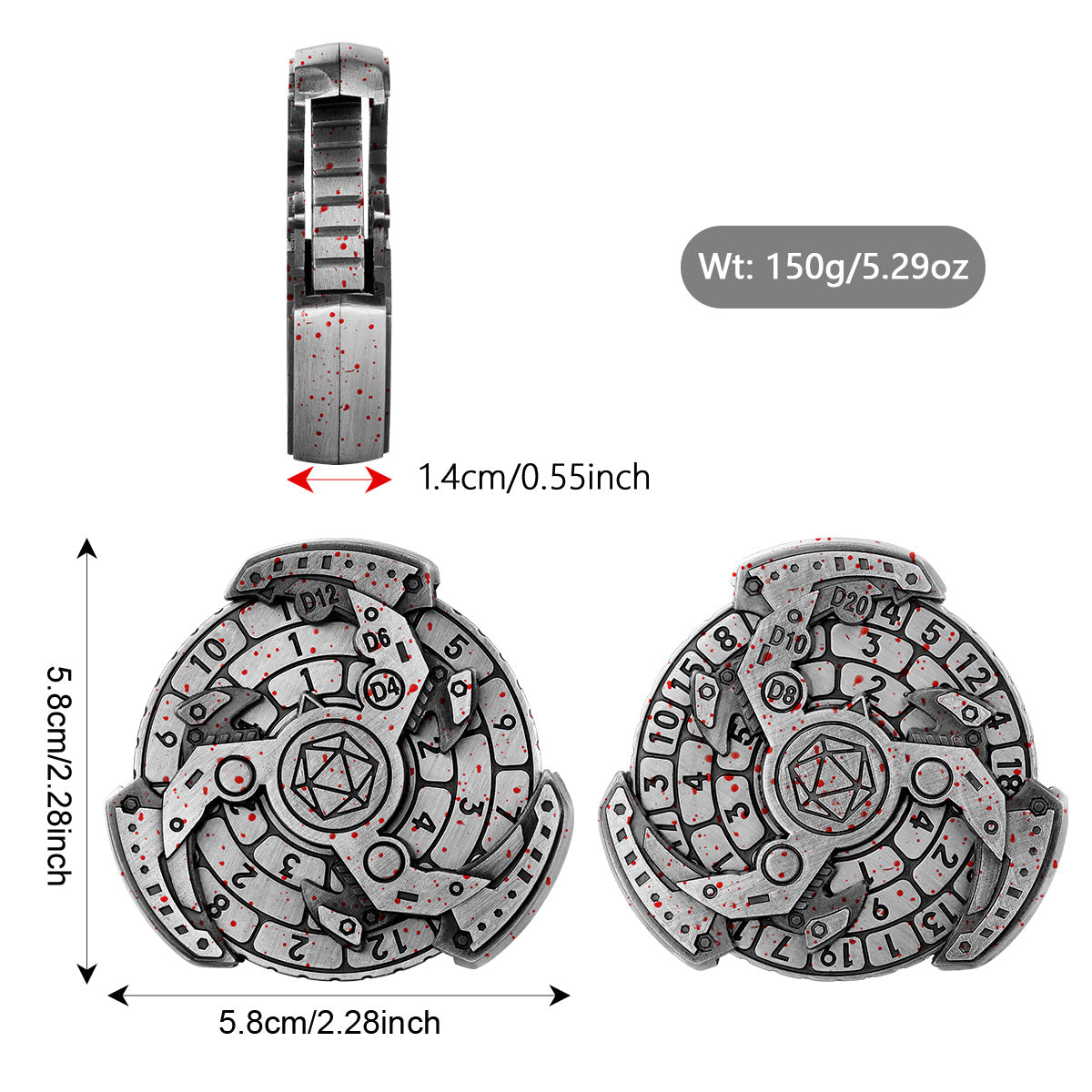 Wind And Fire Wheel Set, Fingertip Game Accessories