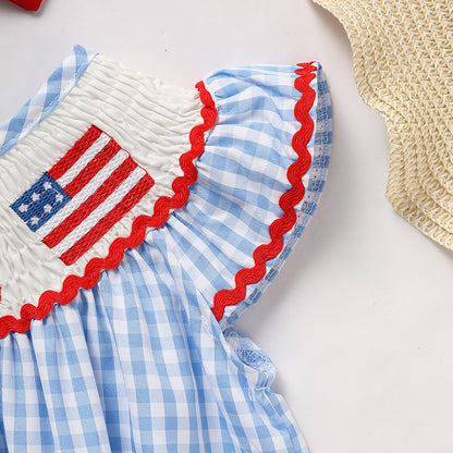 Baby Girls Independence Day Outfit 4th Of July