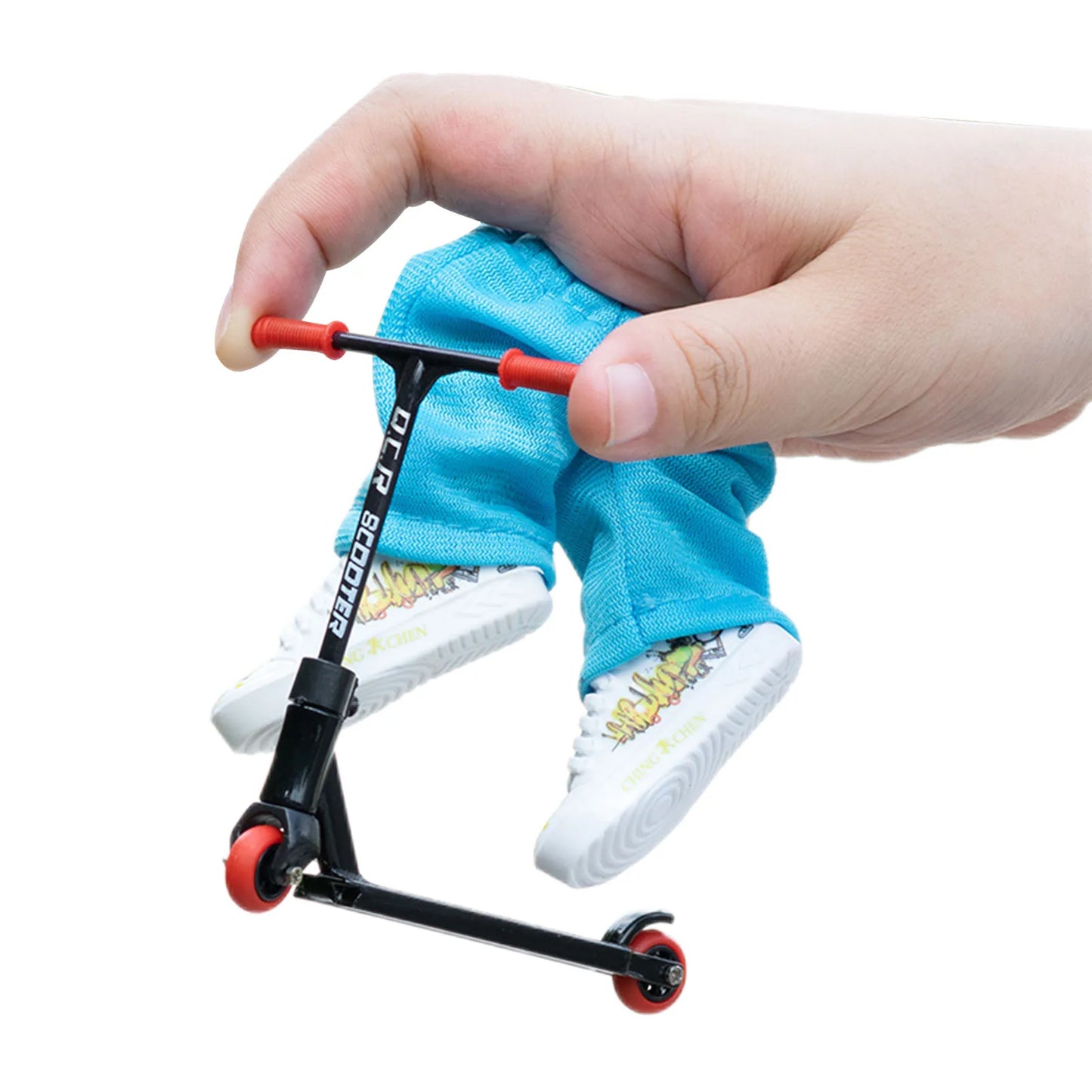 Finger Toy Skateboards Finger Toys Set Includes Finger Scooter Finger Pants Shoes Finger Replacement Wheels And Tools For