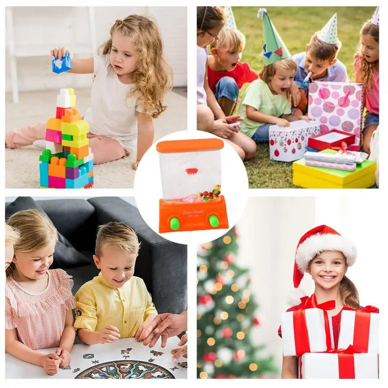 Water Arcade Games For Kids Miniature Arcade Set, Educational Fine Motor Toys