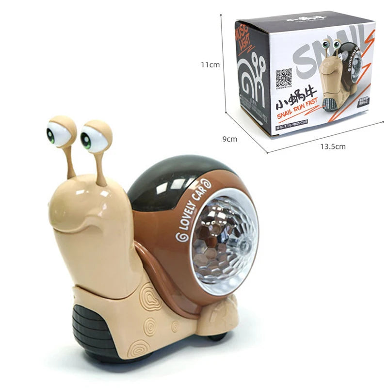 Crawling Crab Snail Baby Toy-  Educational Interactive Musical Light Toys