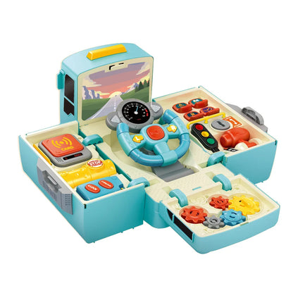 Toddlers Simulate School Bus Toy With Sound and Light, Education For 3-5 years
