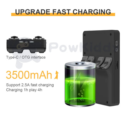 POWKIDDY RGB20S Handheld Game Console Retro  3.5-Inch 4:3 IPS Screen