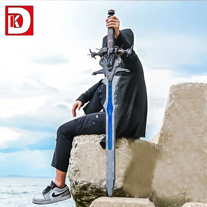 2349PCS MOC Frostmourne Building Blocks Lich King Arthas Death Knight Sword