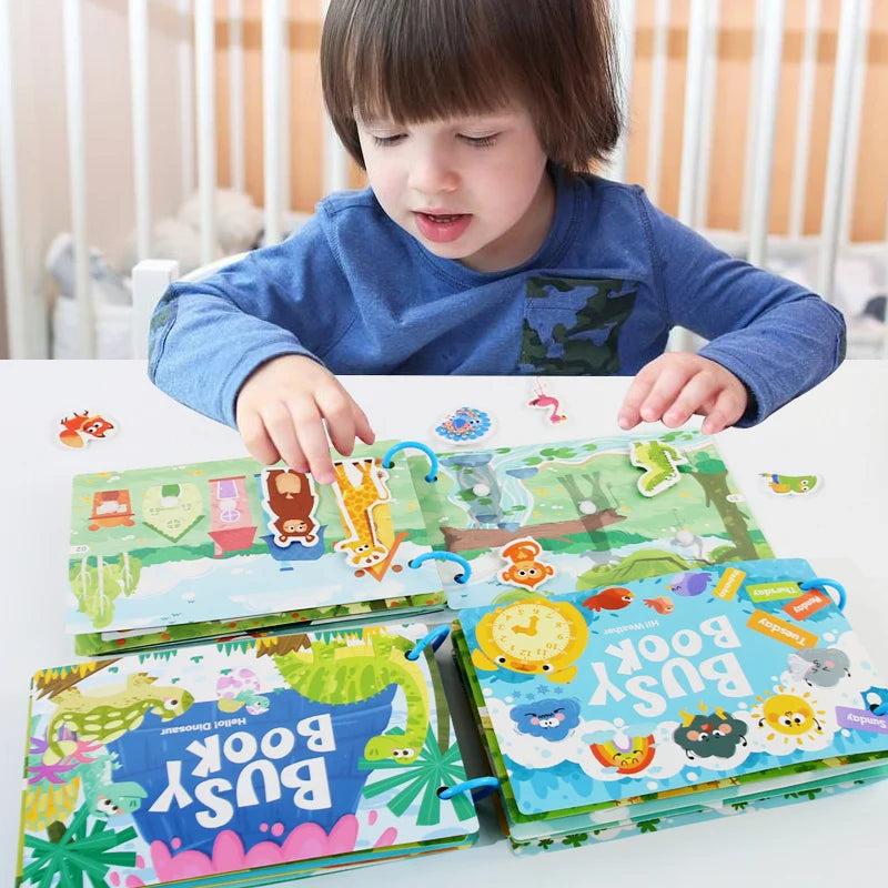 Montessori Baby Busy Book - educational toy