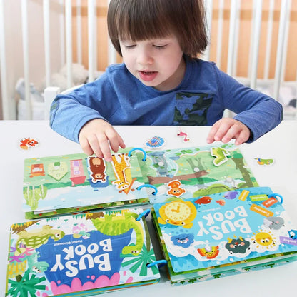 Montessori Baby Busy Book - educational toy