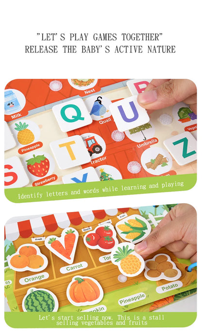 Montessori Baby Busy Book - educational toy