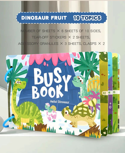 Montessori Baby Busy Book - educational toy