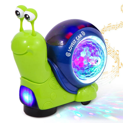 Crawling Crab Snail Baby Toy-  Educational Interactive Musical Light Toys
