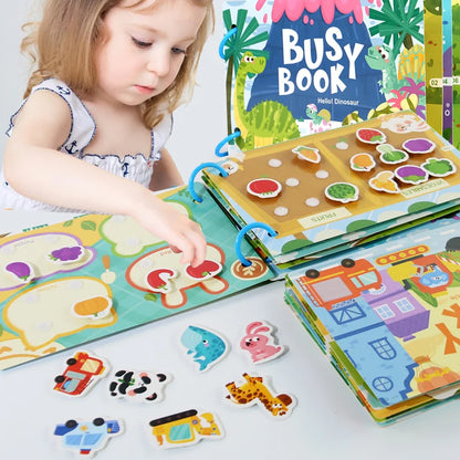Montessori Baby Busy Book - educational toy
