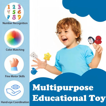 Montessori Farm Train Set for Toddlers Learning Counting, Matching & Sorting Fine Motor Skills,Preschool