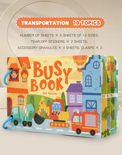 Montessori Baby Busy Book - educational toy