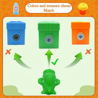 Montessori Farm Train Set for Toddlers Learning Counting, Matching & Sorting Fine Motor Skills,Preschool